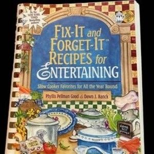 Fix-It and Forget-It Recipes for Entertaining Cookbook - Ring-Bound B-C00019